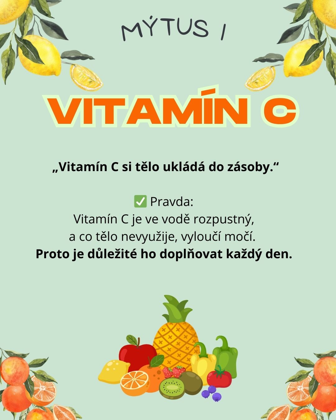 vitamin C mýtus 1